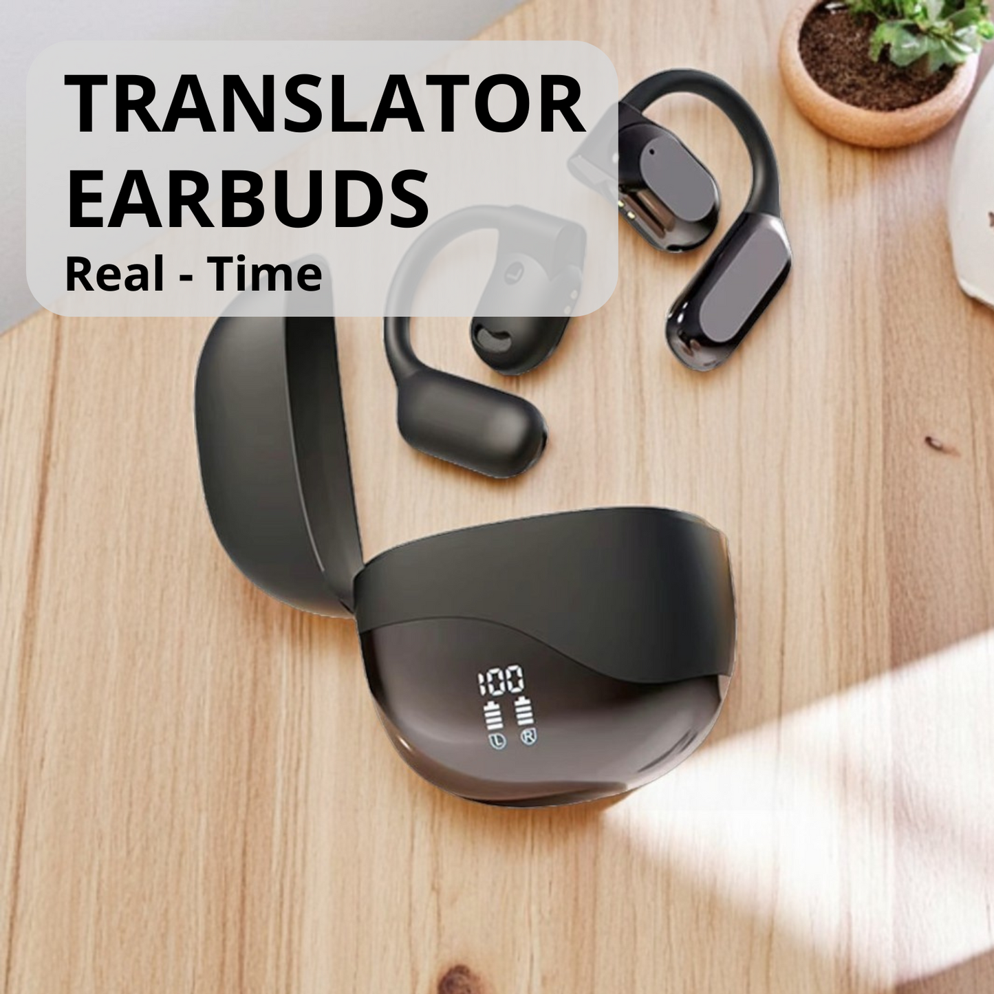 Apex-9™ Real-Time AI Translator Earbuds